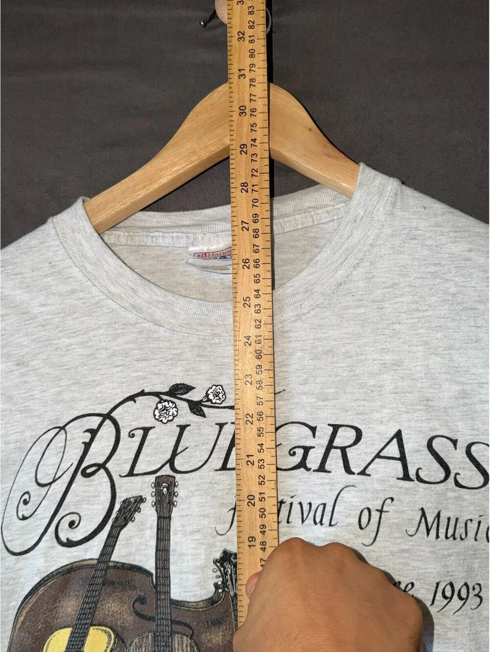 Bluegrass Festival Long Sleeve Shirt Adult L Graves Mountain Lodge VA